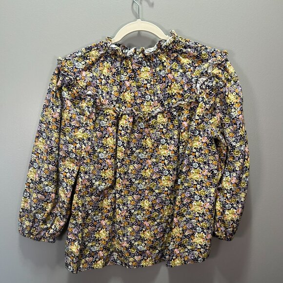 Purple Universal Thread Blouse with Ruffles - Picture 3 of 3